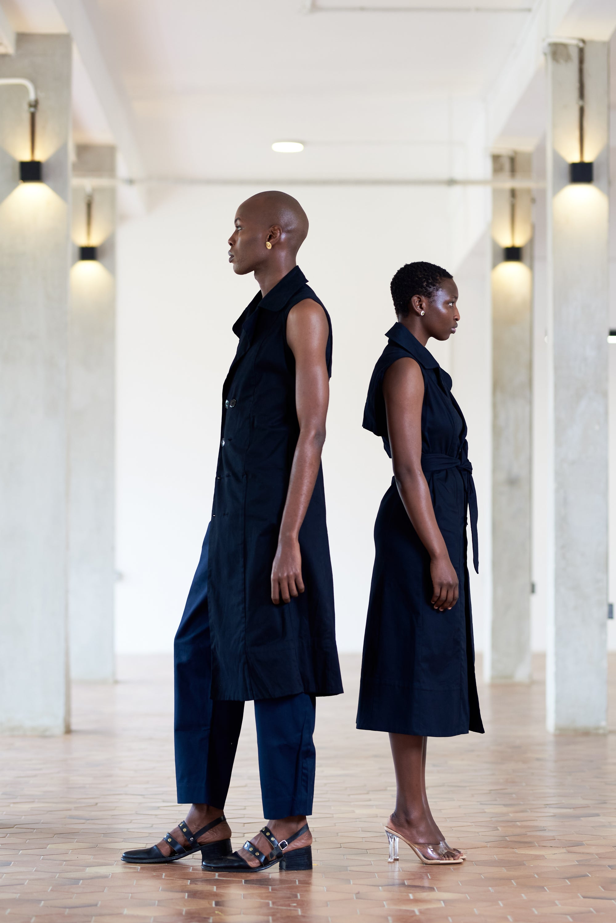 Taro Trench Dress